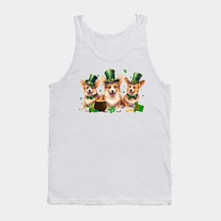 My Corgi Is My Lucky Charm St Patricks Day Tank Top